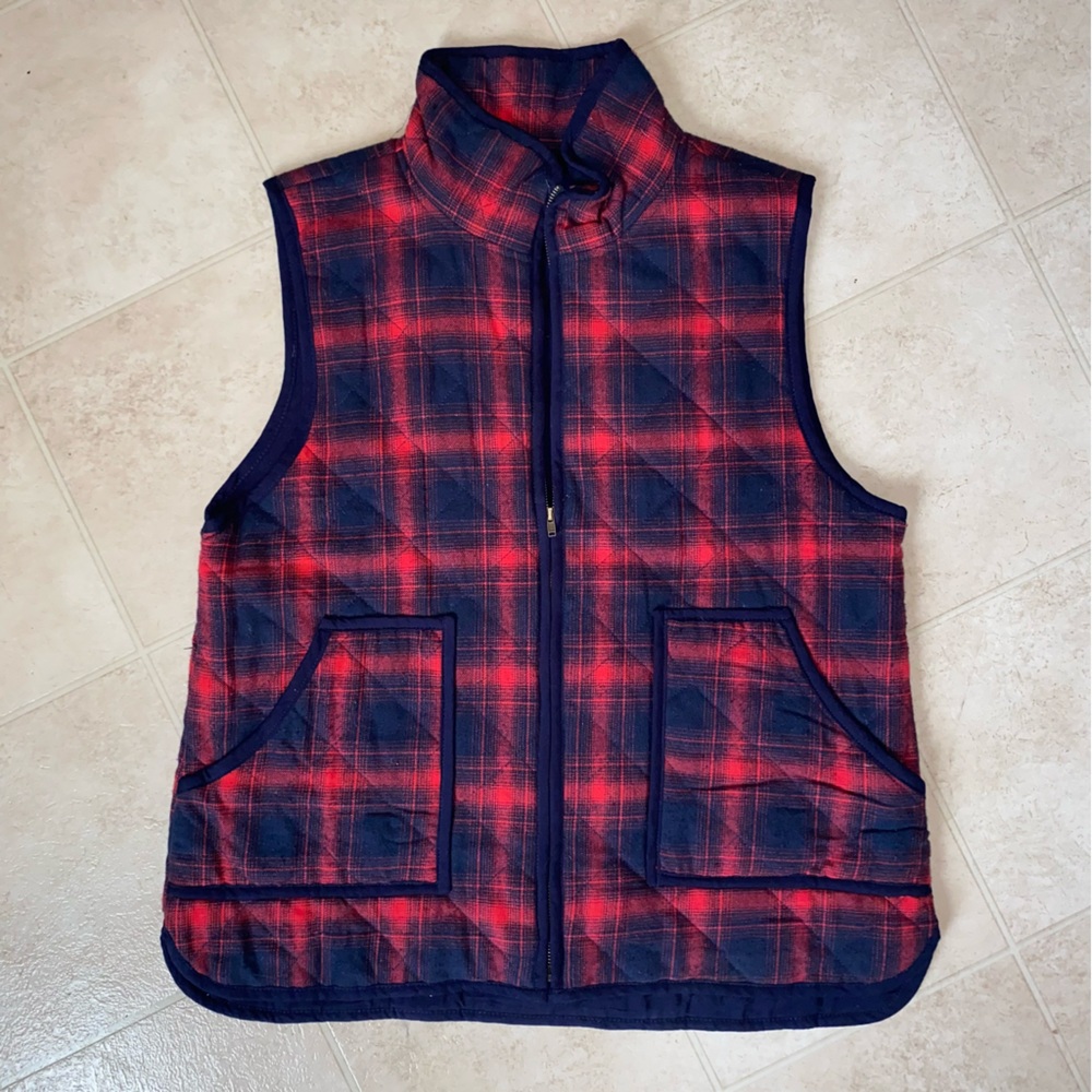 Plaid Vest